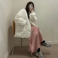 リバーシブル キルティングジャケット ダウン