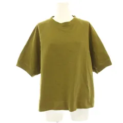 マーガレットハウエル MHL. 24SS DRY COTTON JERSEY カットソー Tシャツ 五分袖 2 カーキ 5954168505 /HN