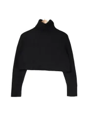 ZARA タートルネック クロップド ニット 24120316