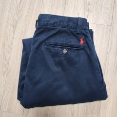 入手困難】 ポロ ラルフローレン ETHAN PANTブラック 緑ポニー刺繍