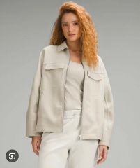 lululemonルルレモンリブ編みソフトストリーム クロップドジャケット