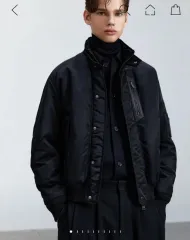 アレグリ 23fw ブラック Dry Nylon MA-1 (48サイズ) 新品のサムネイル
