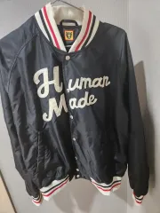 HUMAN MADE ヒューマンメイド ナイロン スタジアム ジャケット M ブラックのサムネイル