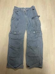 3 YOUNGLA ユーティリティ デニムカーゴパンツ 黒1 | Mercari