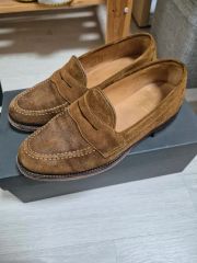 MAGNANNI マグナーニFLEX ライトブラウンスエードローファー 41 - メルカリ