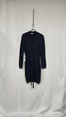 MAX MARA マックスマーラ ウールカシミア カーディガン ロング丈 (ネイビー)
