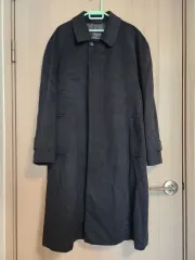 BALESTRINO 黒基本カシミアコート 98のサムネイル