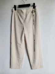 美品 トゥービーシック ウールライク2WAYストレッチパンツ ホワイト 40 