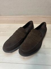 TOD'S スエード ローファー ブラック 7 - メルカリ
