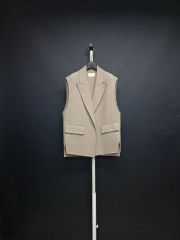 美品】ANAYI アナイ リネンライクビエラショートジレ ブラウン 36