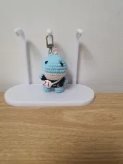 恐竜 編み キーホルダー