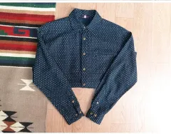 日本版 PALLAS PALACE コットン Indigo IN シャツのサムネイル