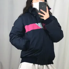 デサント ネイビー ダウン ブルゾン 90 241211