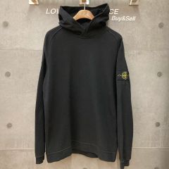 新品 S 25aw Stone Island パッチパーカー 黒 18746 - メルカリ