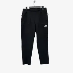 (XL) ニューバランス メンズ ジャージ トレーニングウェア パンツ ブラック