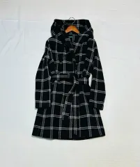 ポロラルフローレン レディース CHECK ロング フードコート