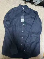ブルックス ブラザーズ リネンシャツ ネイビー S
