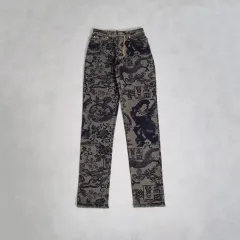 90s ヴィンテージ KENZO ケンゾー オリエンタル ジャカード パンツ - 25 KENZO パンクのサムネイル