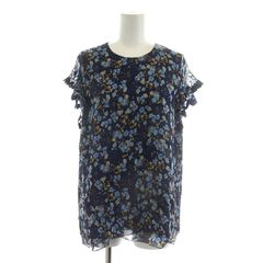 美品✨《NEMIKA》レリアン スリットフレアスリーブ 花柄ブラウス 13号 