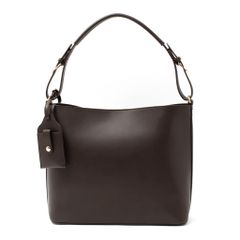 CTHY 2way トートバック ダークブラウン レザー シンプル ショルダー 