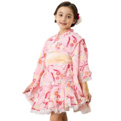 浴衣ドレス ピンク 黒 レース 地雷 セパレート 姫ギャル - メルカリ