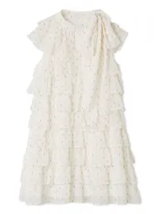 [リリーブラウン] フリルボウタイミニドレス LWFO254049 レディース WHT 1