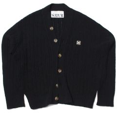 新品】 SATUR セター リネン混Vネックカーディガン - メルカリ