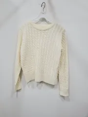 ケーブル編み ニットTシャツ