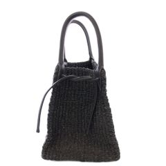 北欧、暮らしの道具店掲載hinthint / アタ素材の透かし編みカゴバッグ