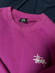 Stussy ピンク クルーネックスウェット【値下げ中】 - メルカリ