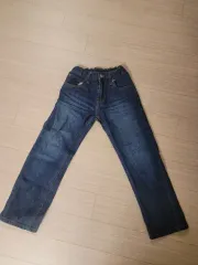 ユニクロ キッズ ストレッチデニム 120 (状態良し)