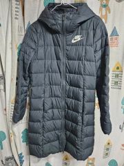 希少 美品 NIKE ベンチコート ダウンジャケット キルティング Aライン 
