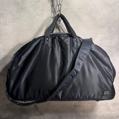 ✨γ↑-936 PORTER アイアンブルー ボストンバッグ ショルダー付き レアカラー 大容量 吉田カバン✨