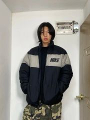 ソンガン着用】NIKE solo swoosh nylon jacket - メルカリ