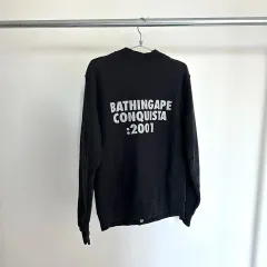A BATHING APE アベイシングエイプ BAPE バックプリント ロゴ スタジャン ジャケットのサムネイル