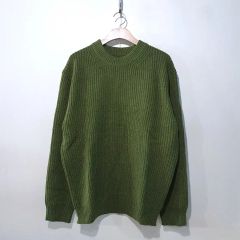 極美品 エルエルビーン L.L bean コットンニット 畦編み リプ編み 