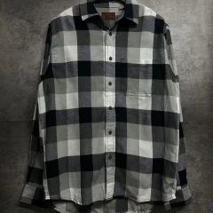 ち*ま様 PABLO VINCI Ombre check zip shirt M - メルカリ