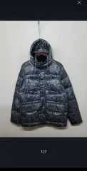 (L) NIKE ジョーダン ダウンジャケット パータン ダウンジャケット フード取り外しのサムネイル