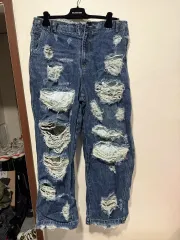 ADER ERROR ダメージ デニム パンツ XLのサムネイル