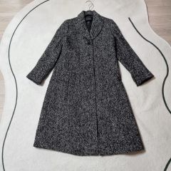 ヘルノ ウール ヘリンボーン チェスターコート ロング オールド 