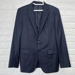 カルバン・クライン（L）長袖 ジャケット ストライプ柄 肩パット入 