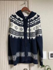 ☆desertic☆デザーティック☆リキッドパーカー☆ヴィンテージニット 