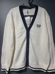 ポロバイラルフローレン』 (L) エンブレムカーディガン 長袖 裏 