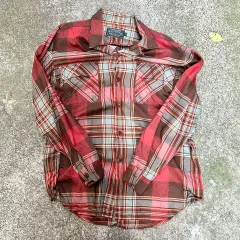ヴィンテージ 90s ポロ ラルフローレン カントリー オーバーサイズ チェックシャツ