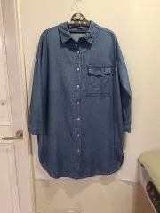 コットン デニム シャツ ジャケット 状態良好 バスト60