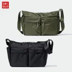 UNIQLO ユニクロ 錦織圭モデル ボストン テニス バッグ エナメル 黒