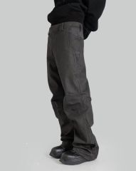 vanish202a loose fit oil coating jeans - メルカリ