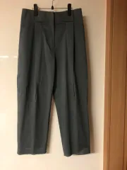 THE ILMA コットン ピンタック パンツ スラックス スラックス ズボン トラウザー M