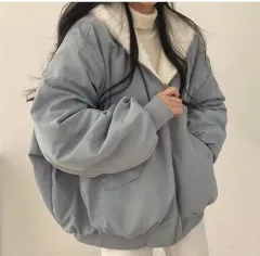 新品リバーシブル MA-1ジャケット リバーシブルアウター 冬眠ダウン