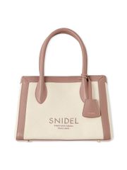 新品未使用 SNIDEL スナイデルキャンバス バリエロゴ2Way 保存袋付き
